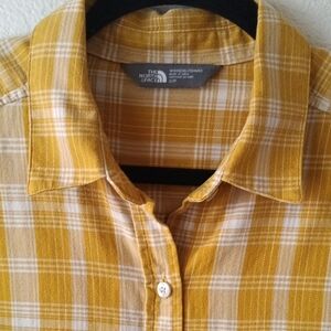 The North Face Mustard Plaid Shirt